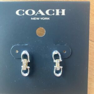 Coach Silver Earrings